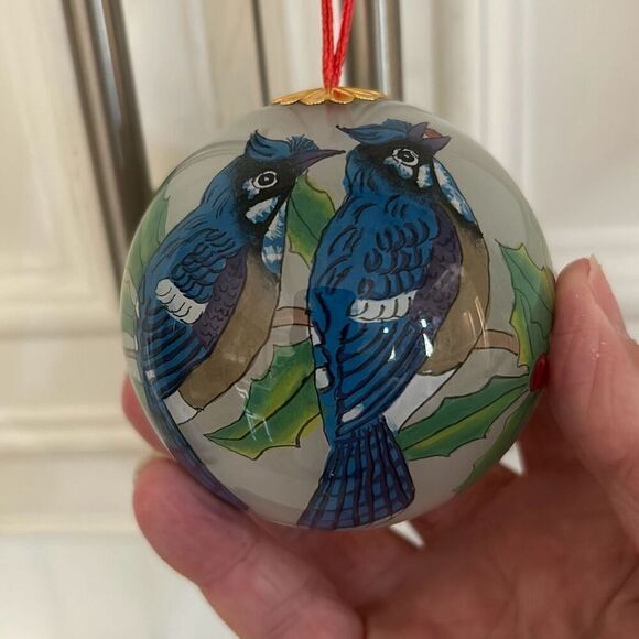 Blue Jays Hand Painted Christmas Ornament - Picture 1 of 5
